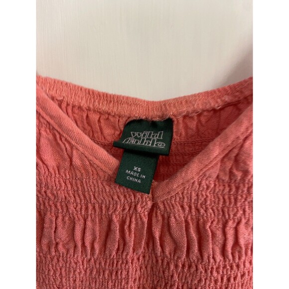Wild Fable Sundress Womens Size XS Peach Spaghetti Strap Midi - Picture 4 of 6